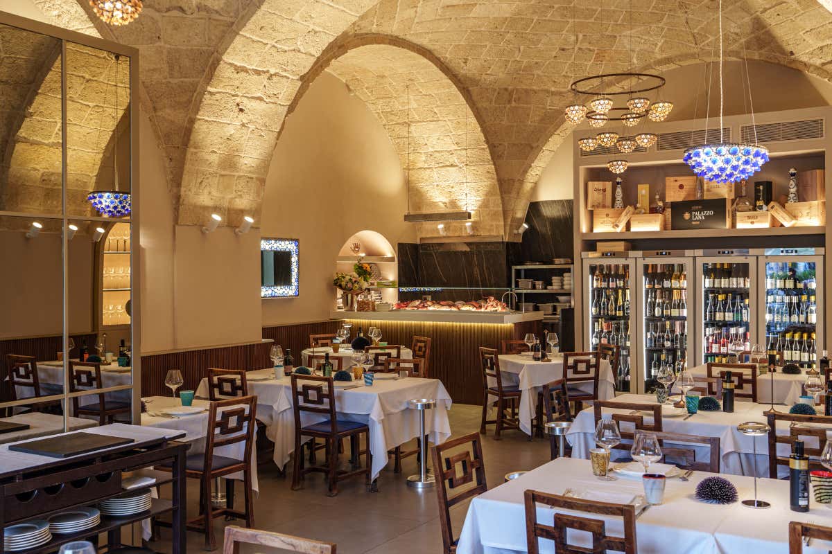 La sala dell'Osteria di Chichibio
